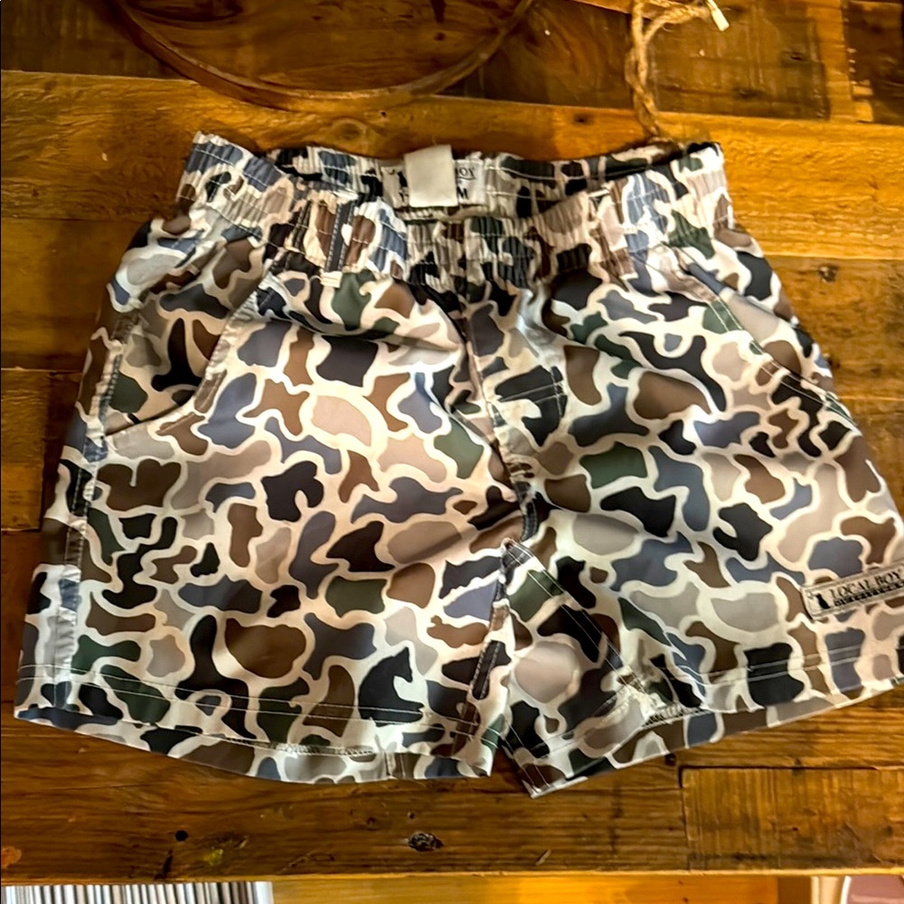 Camouflage Print Shorts